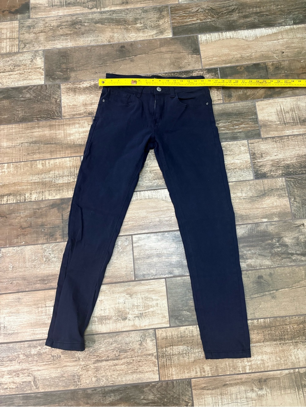 Men's Navy Slim pants - Classic Dark Blue Stretch
